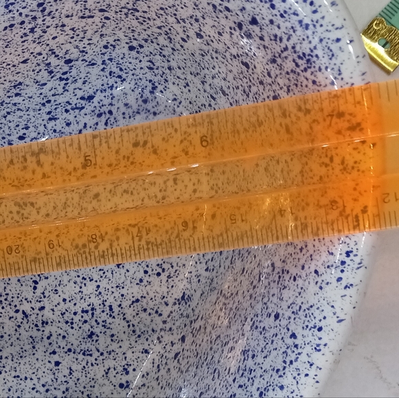 Sale Vintage Stoneware Speckled Blue Pink Heart Shaped Baking Dish Portugal - Picture 2 of 4